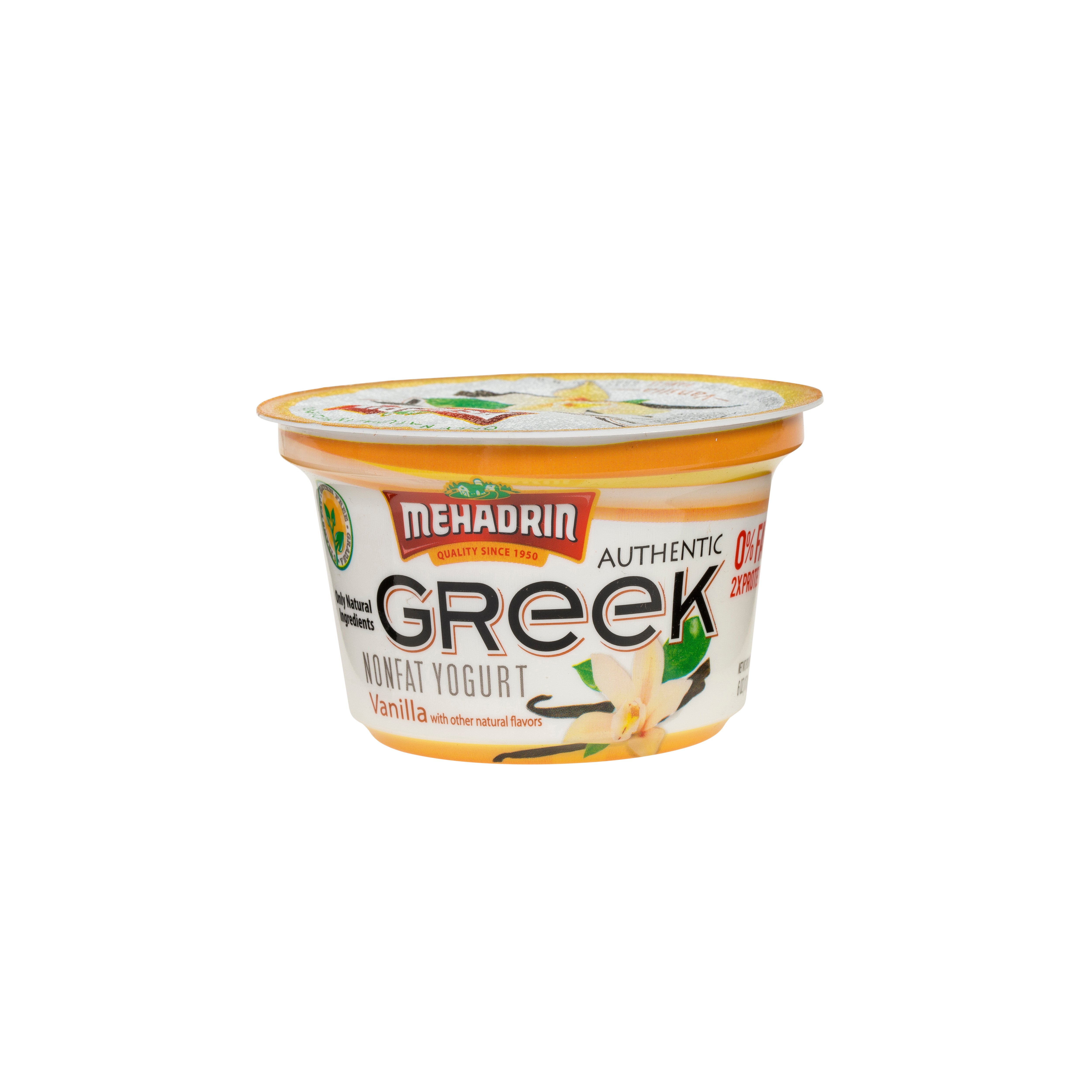 Mehadrin Vanilla NonFat Greek Yogurt Shop Yogurt at HEB