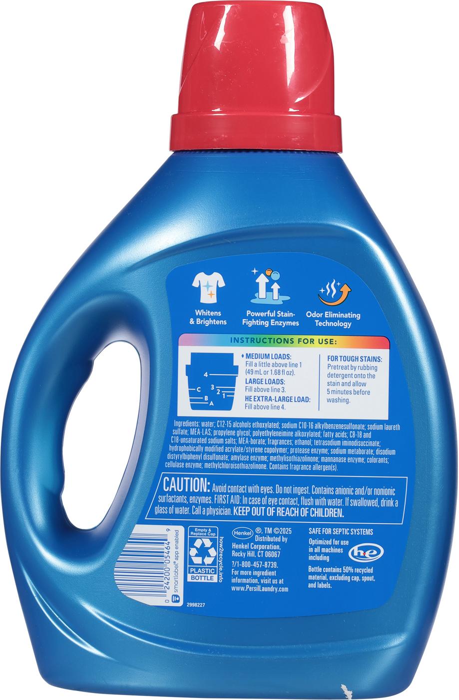 Persil ProClean Power-Liquid Laundry Detergent, 50 Loads - OXI Power; image 2 of 2