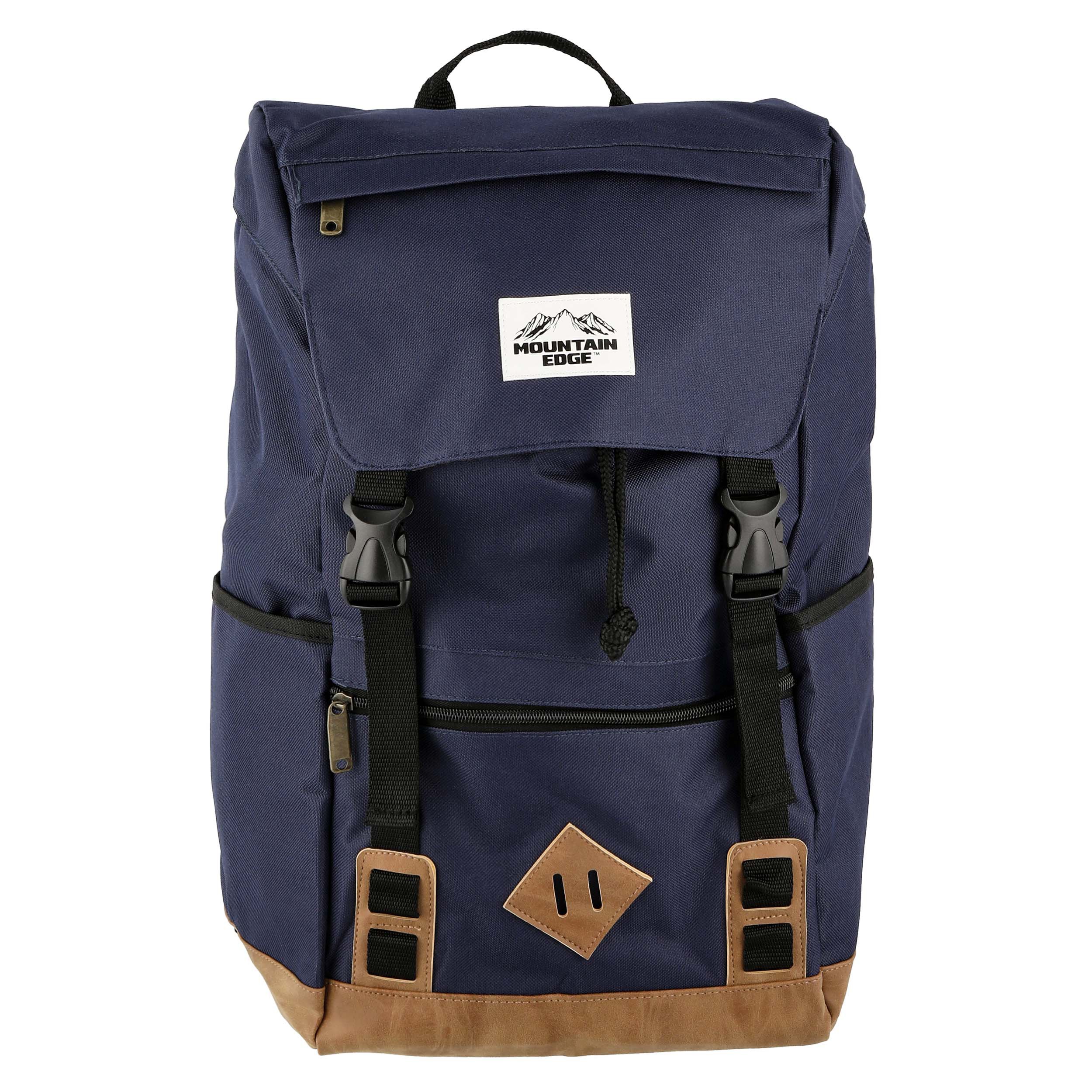 Trailmaker Navy Mountain Edge Flap Backpack Shop Backpacks at HEB