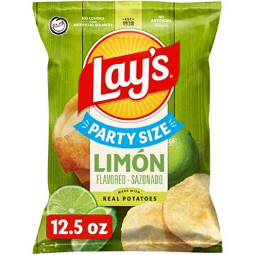 Lay's Limón Flavored Potato Chips - Party Size