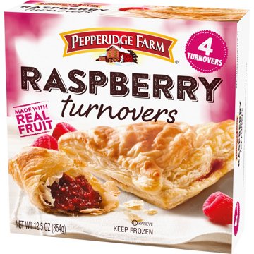 Pepperidge Farm Raspberry Turnovers, 4 ct