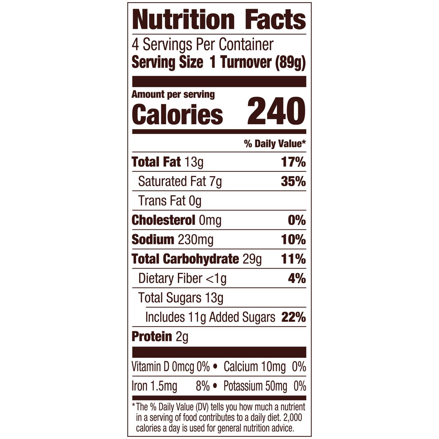 Pepperidge Farm Raspberry Turnovers; image 6 of 6