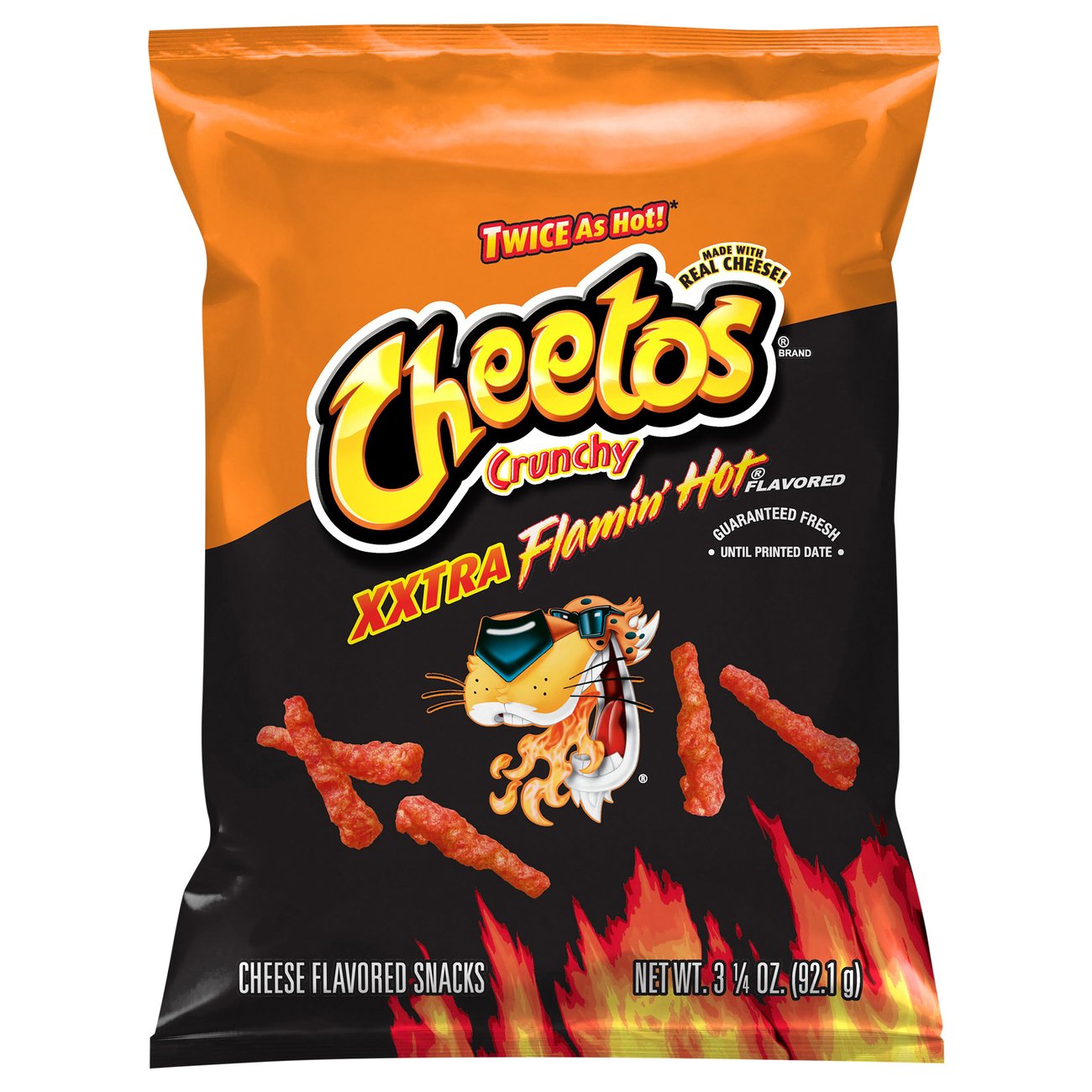 Cheetos XXtra Flamin' Hot Crunchy Xxtra Flamin' Hot Cheese Snacks