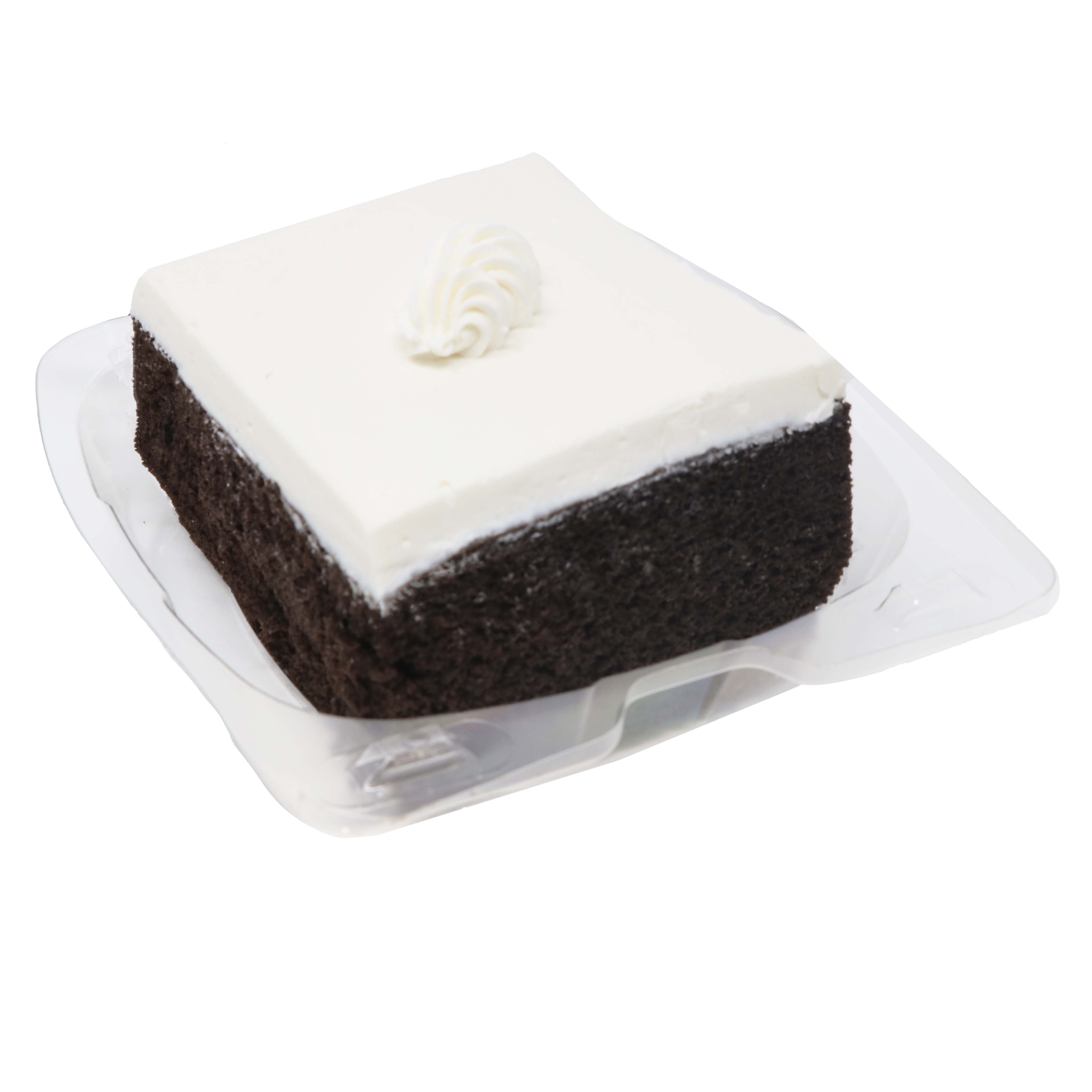 HEB Bakery Kosher Buttercream Chocolate Cake Slice Shop Standard