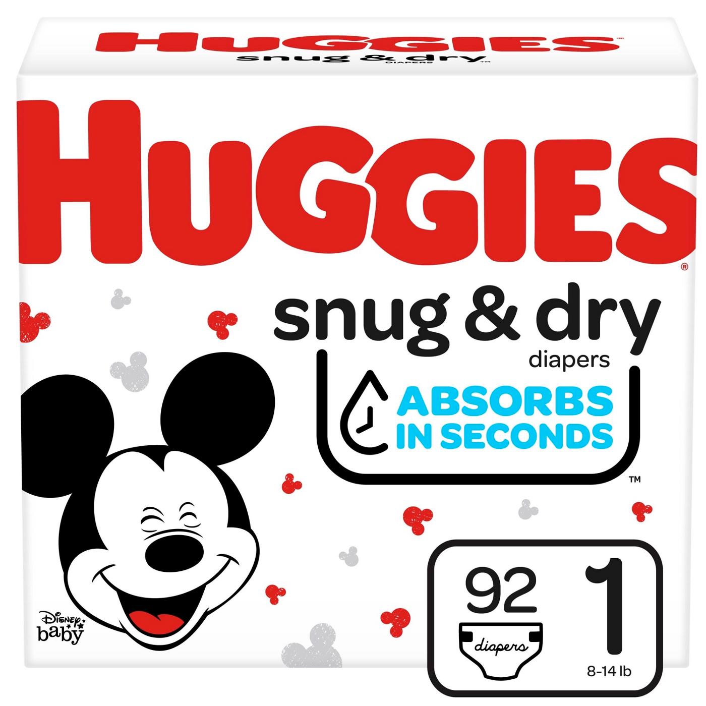 COUCHE HUGGIES SNUG AND DRY, TAILLE 2, 246 DIAPERS – Babelle International