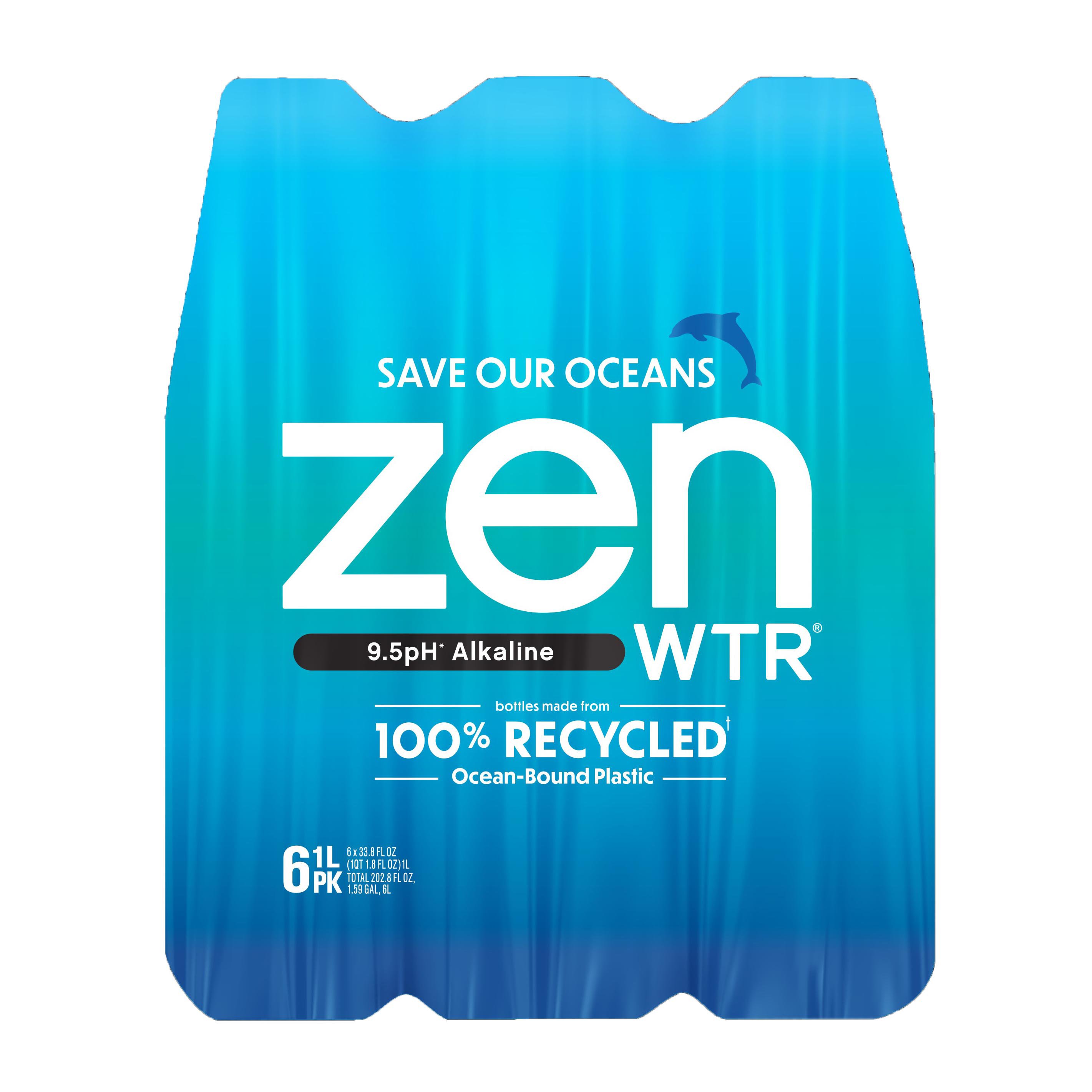 Zen Wtr Essentials Alkaline Water, 12 Pack - 12 pack, 33.8 fl oz