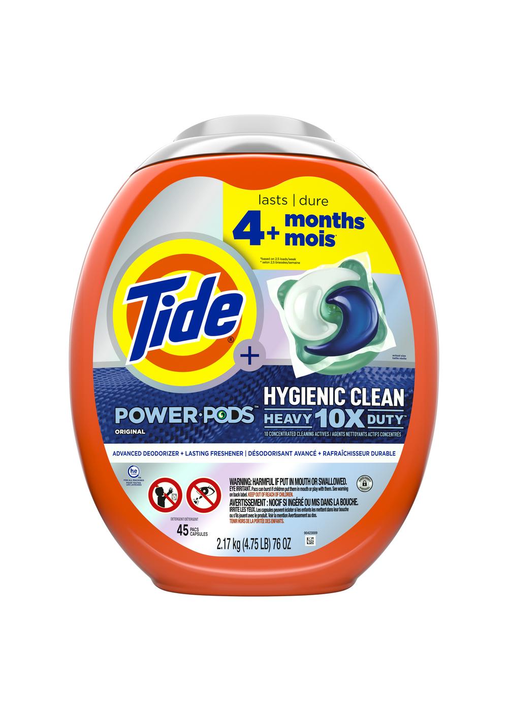 Tide Power PODS Hygienic Clean Heavy Duty Original HE Laundry Detergent; image 9 of 10
