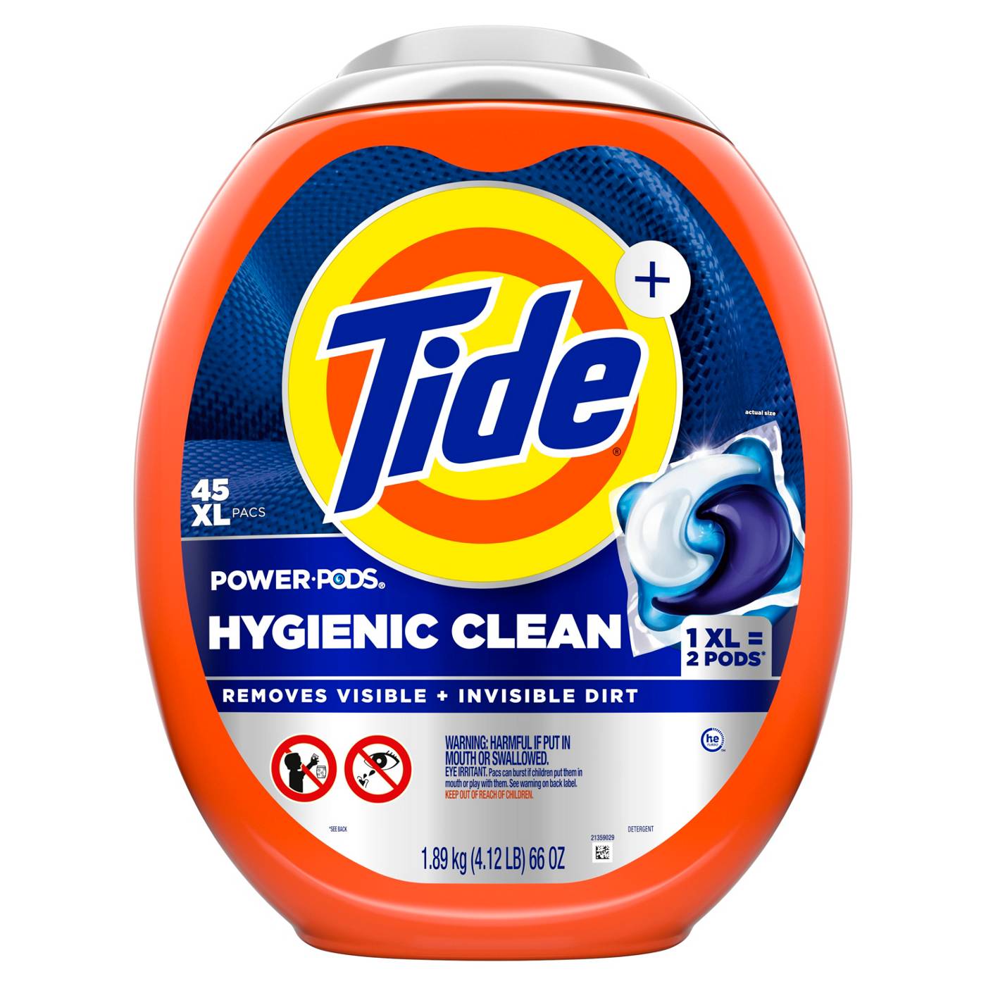 Tide Hygienic Clean Power PODS Laundry Detergent Pacs - Original Scent; image 4 of 5