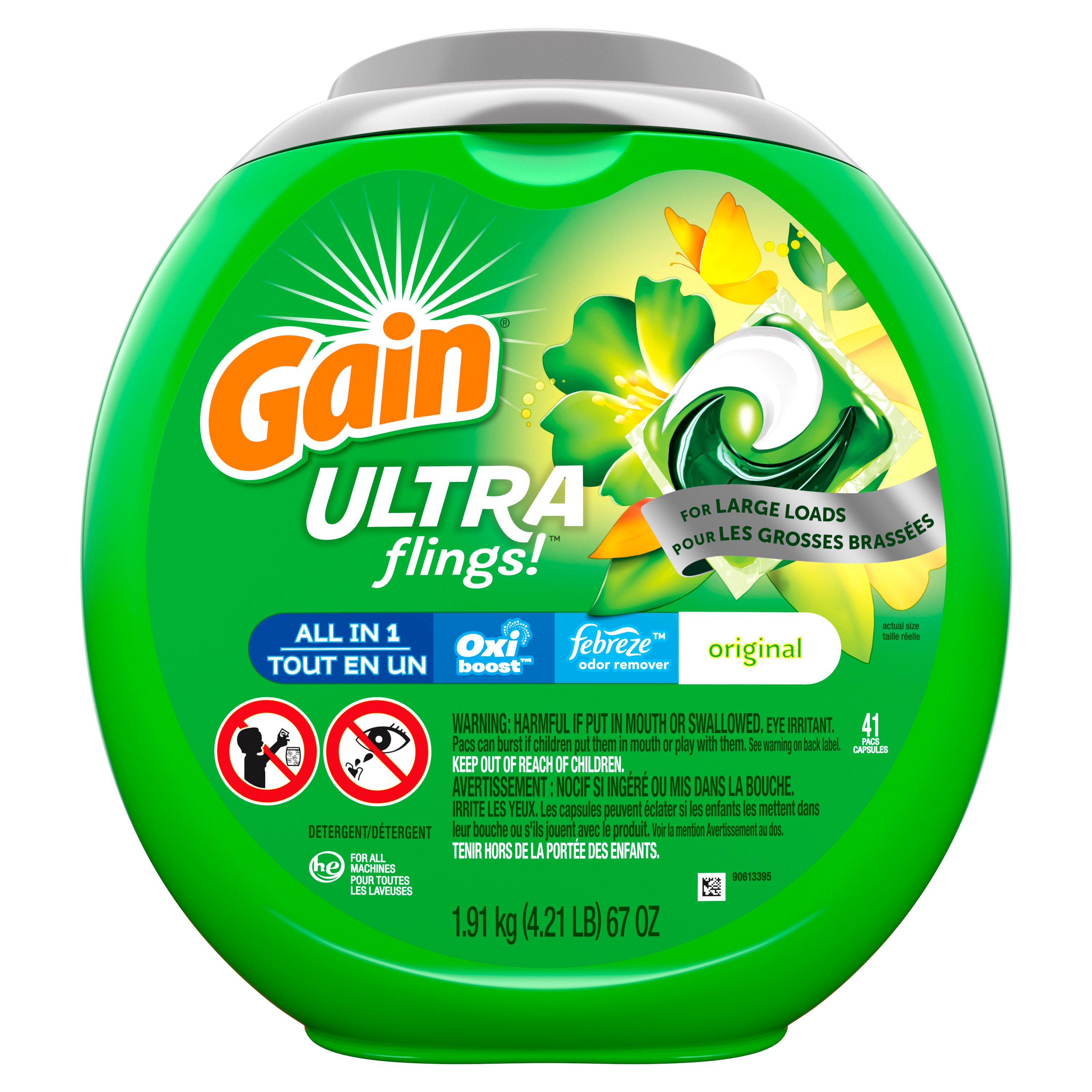 How To Use Gain Flings Detergent