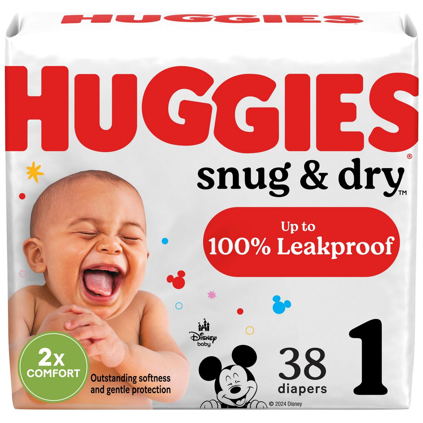 Huggies Snug & Dry Baby Diapers - Size 1; image 1 of 9