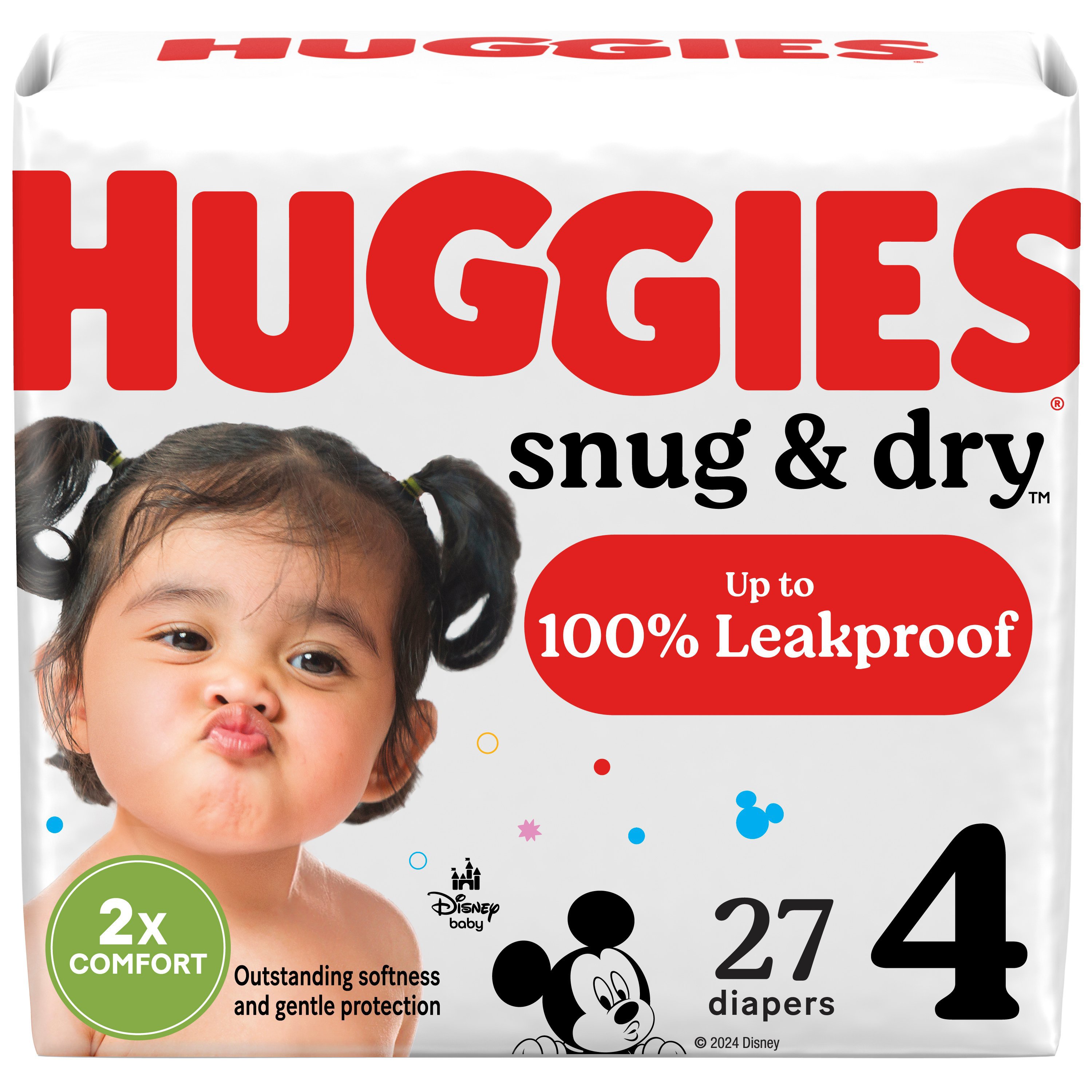 huggies diapers snug and dry size 4