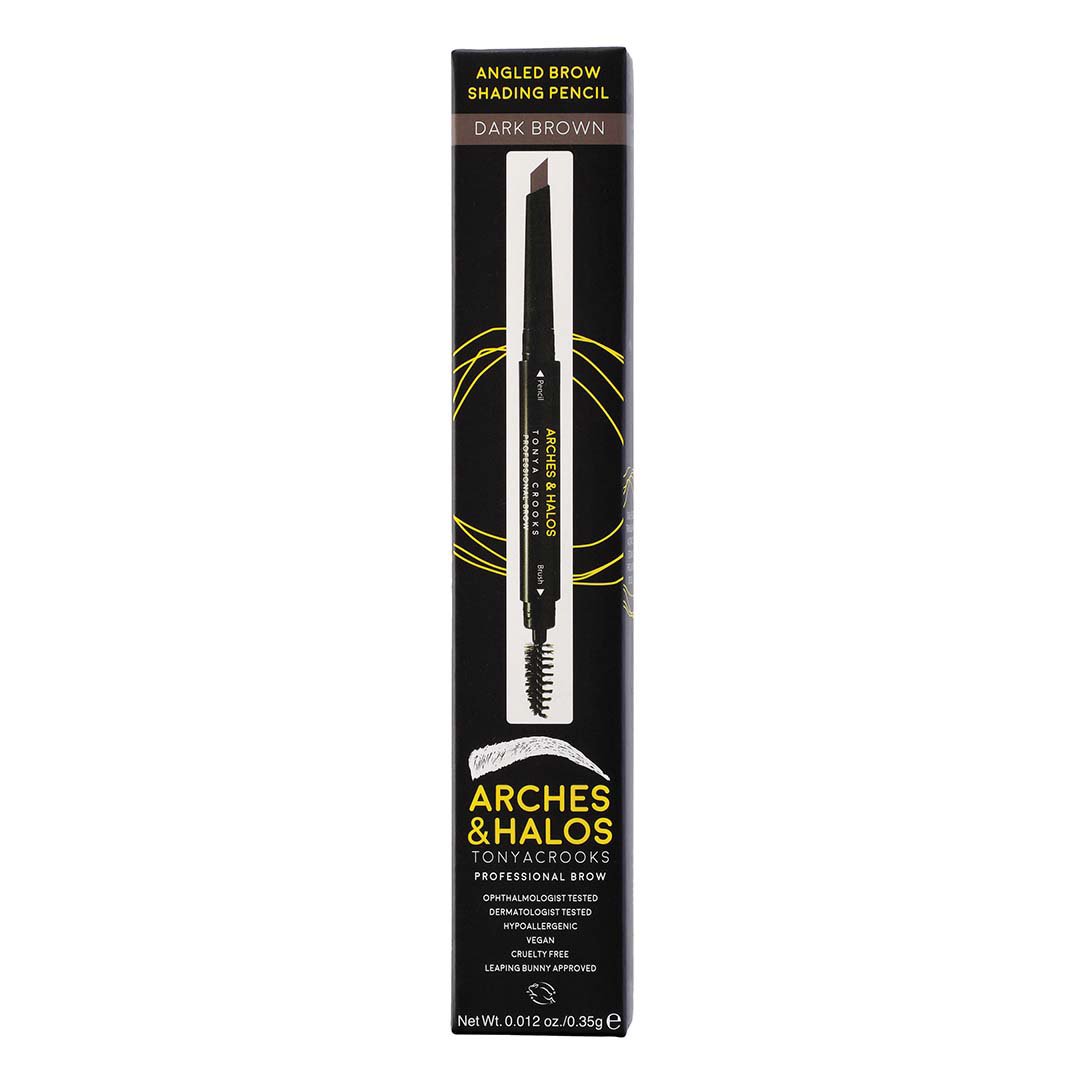 Arches & Halos Angled Brow Shading Pencil Dark Brown Shop Eyes at HEB