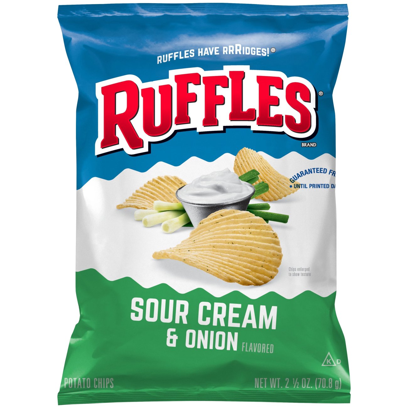 Ruffles Sour Cream Onion - Shop Chips at H-E-B