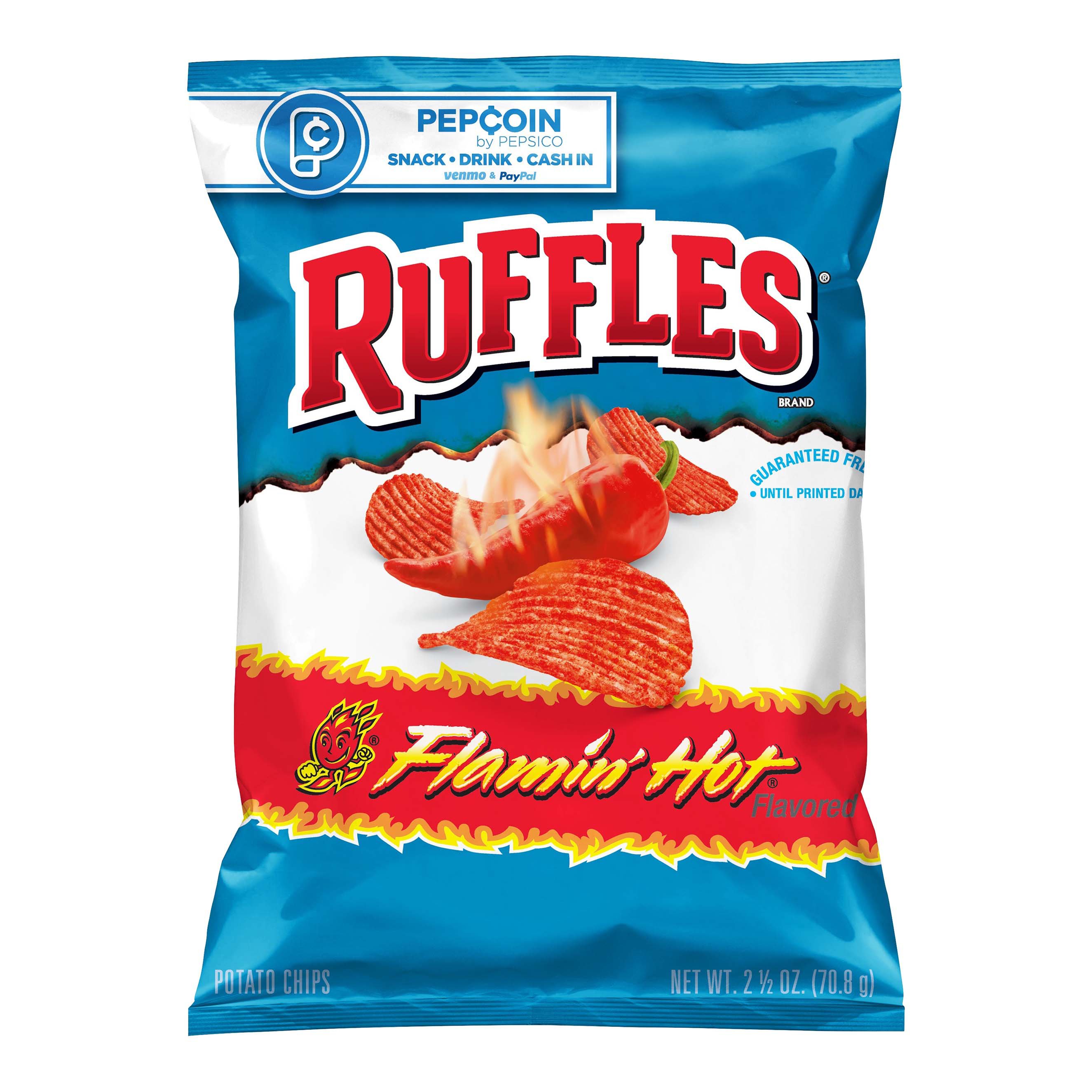 Ruffles Flamin' Hot Potato Chips Shop Chips at HEB