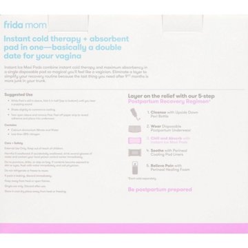 Frida Mom Instant Ice Maxi Pads for Postpartum Recovery