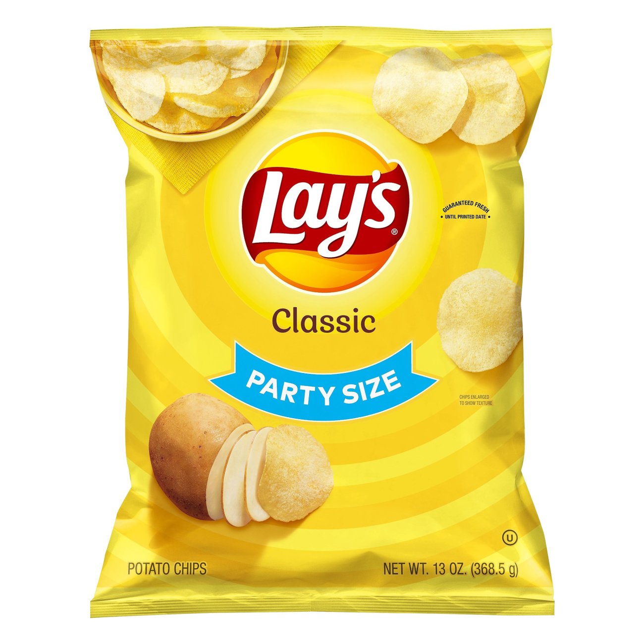 Lay's Classic Party Size Potato Chips - Shop Chips at H-E-B