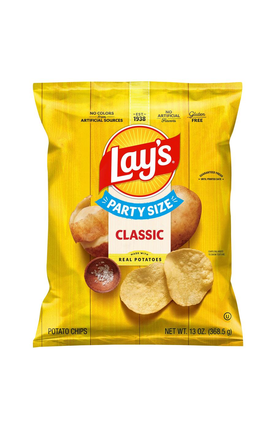 Lay's Classic Potato Chips - Party Size; image 1 of 3