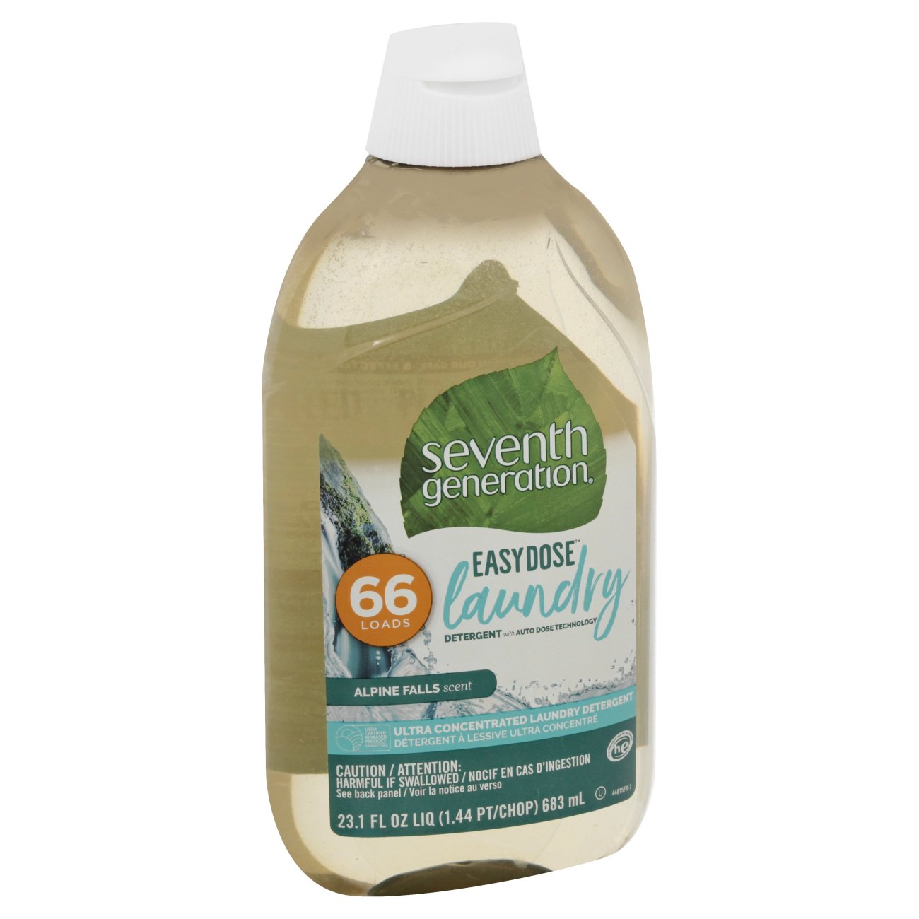 Seventh Generation EasyDose Alpine Falls HE Ultra Concentrated Liquid Laundry Detergent 66 Loads