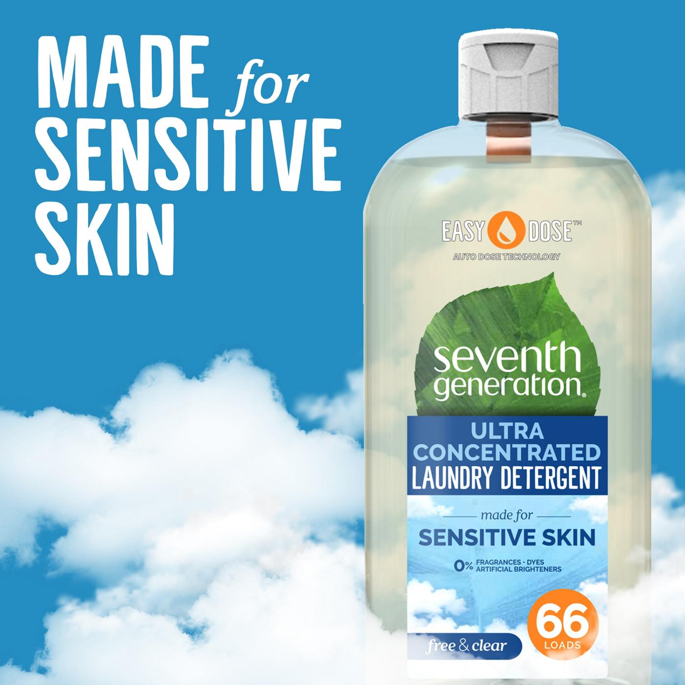 Seventh Generation EasyDose Ultra Concentrated HE Laundry Detergent, 66 Loads - Free & Clear; image 3 of 14