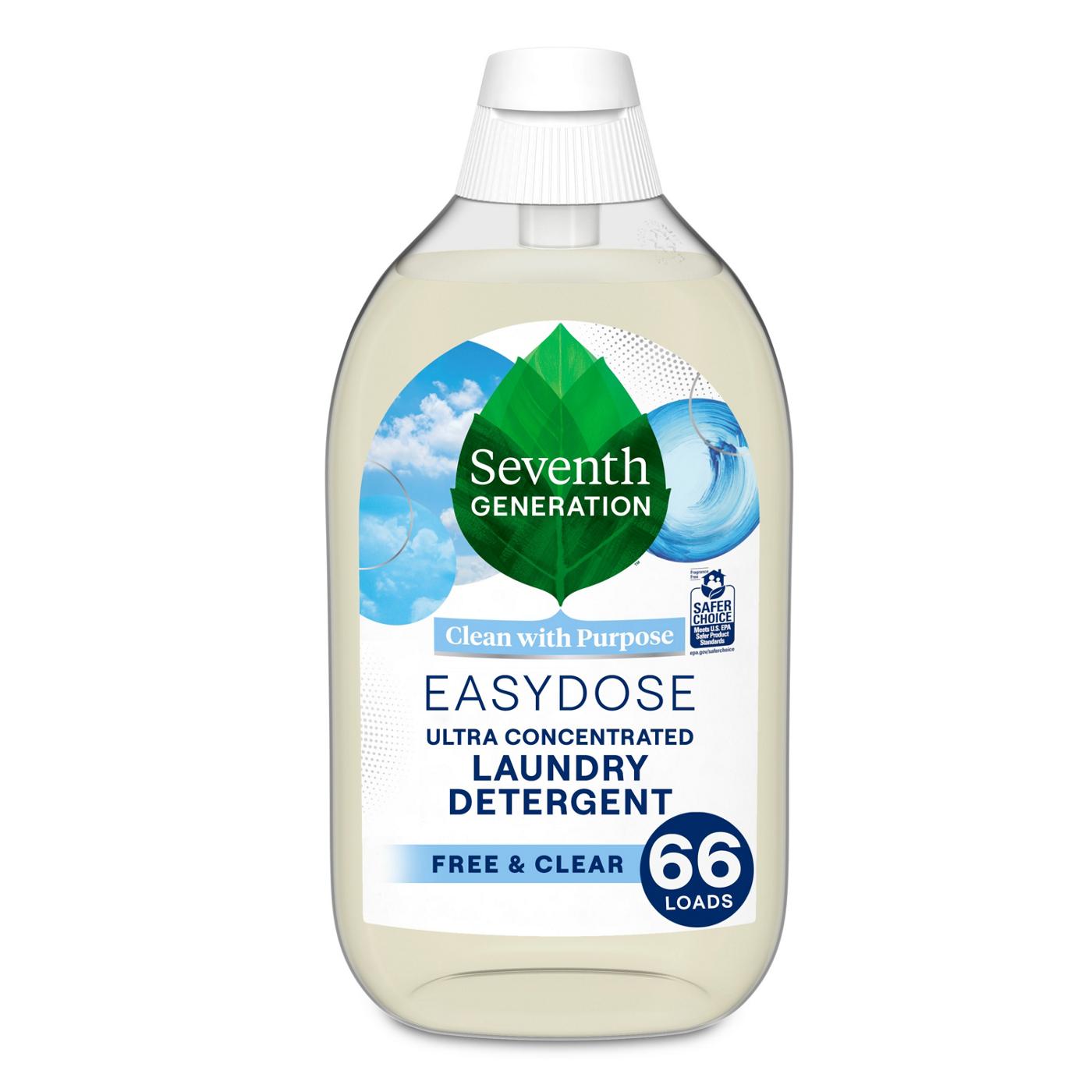 Seventh Generation EasyDose Ultra Concentrated HE Laundry Detergent, 66 Loads - Free & Clear; image 1 of 14