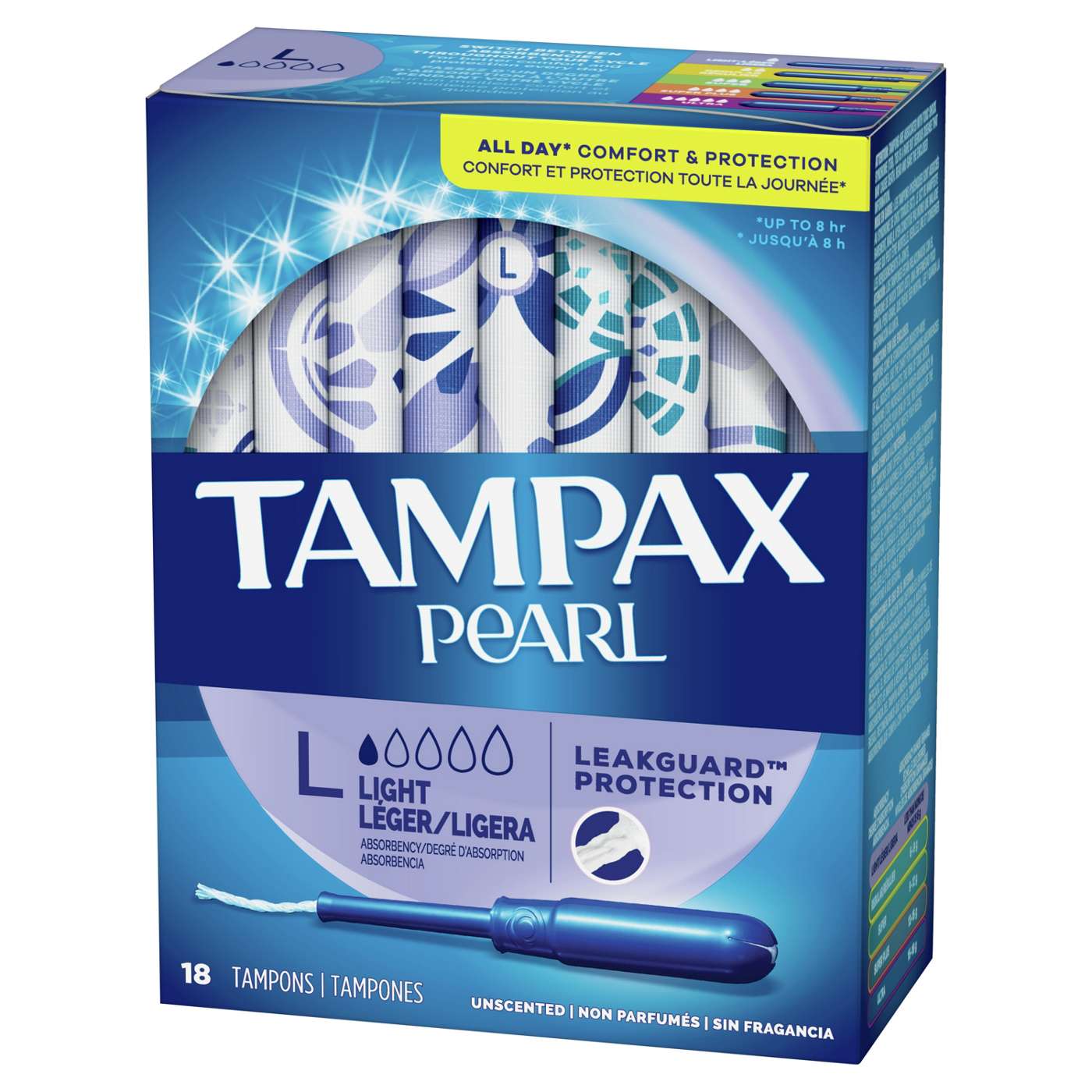 Tampax Pearl Tampons Light Unscented; image 4 of 5