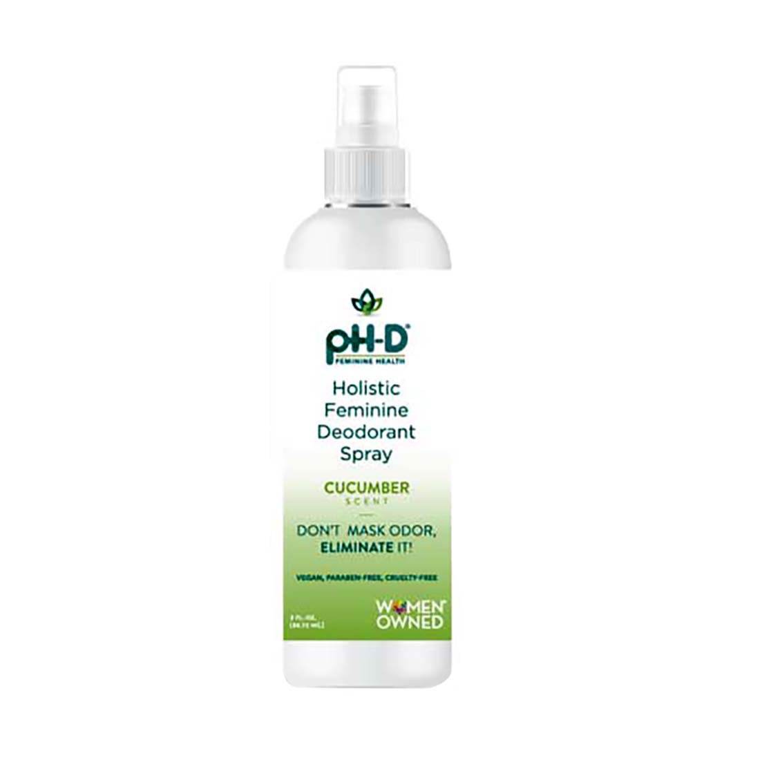 PHD Feminine Health Holistic Deodorant Spray Cucumber Scent Shop