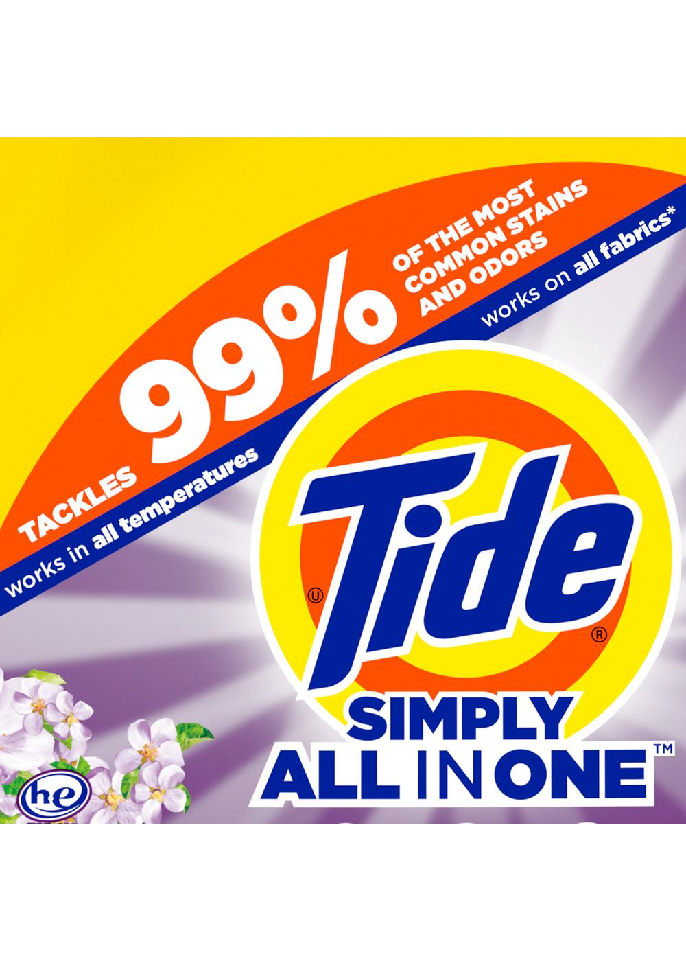 Tide Simply Clean & Fresh HE Liquid Laundry Detergent, 89 Loads - Berry Blossom; image 11 of 14