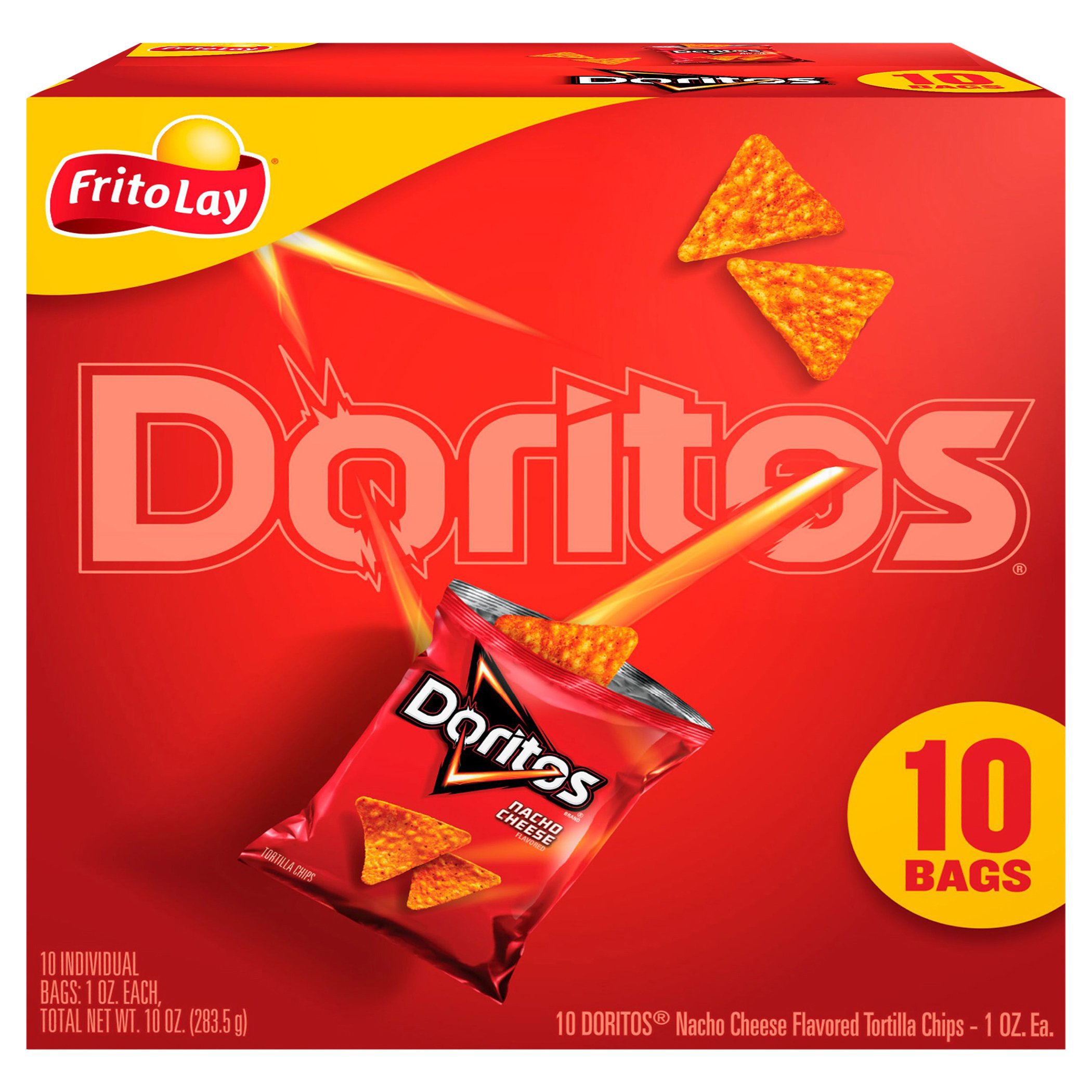 Doritos Nacho Cheese Tortilla Chips Multipack Shop Chips at HEB