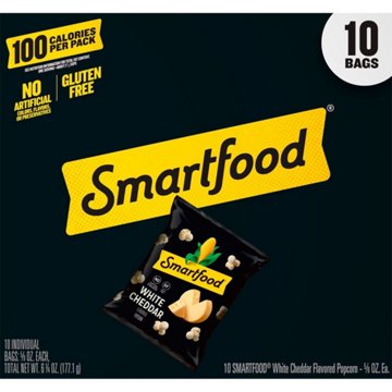 Smartfood White Cheddar Popcorn Multipack, 10 ct