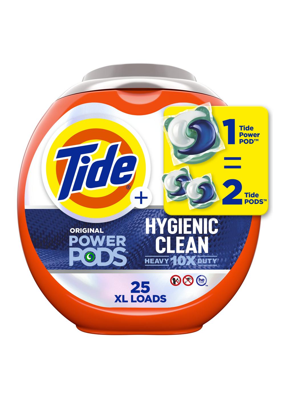 Tide Power Pods Hygienic Clean Heavy Duty HE Laundry Detergent Pacs; image 1 of 4