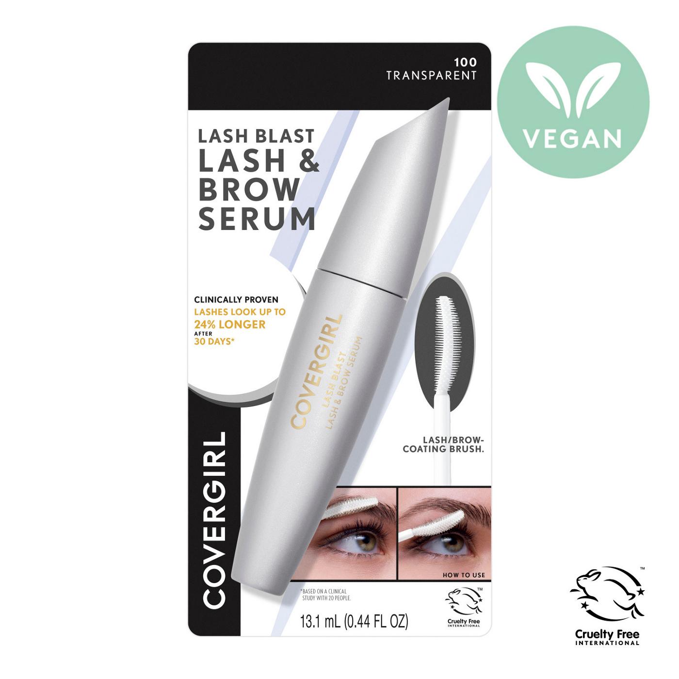 Covergirl Lash Blast Lash & Brow Serum 100 Transparent; image 1 of 3