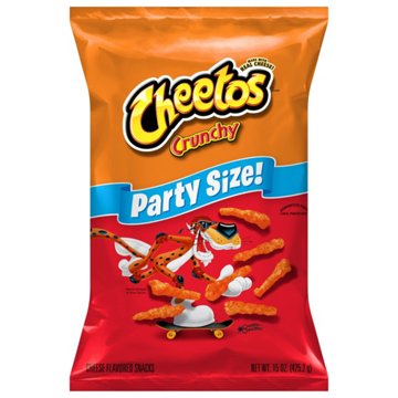 Cheetos Crunchy Cheese Snacks - Party Size, 15 oz
