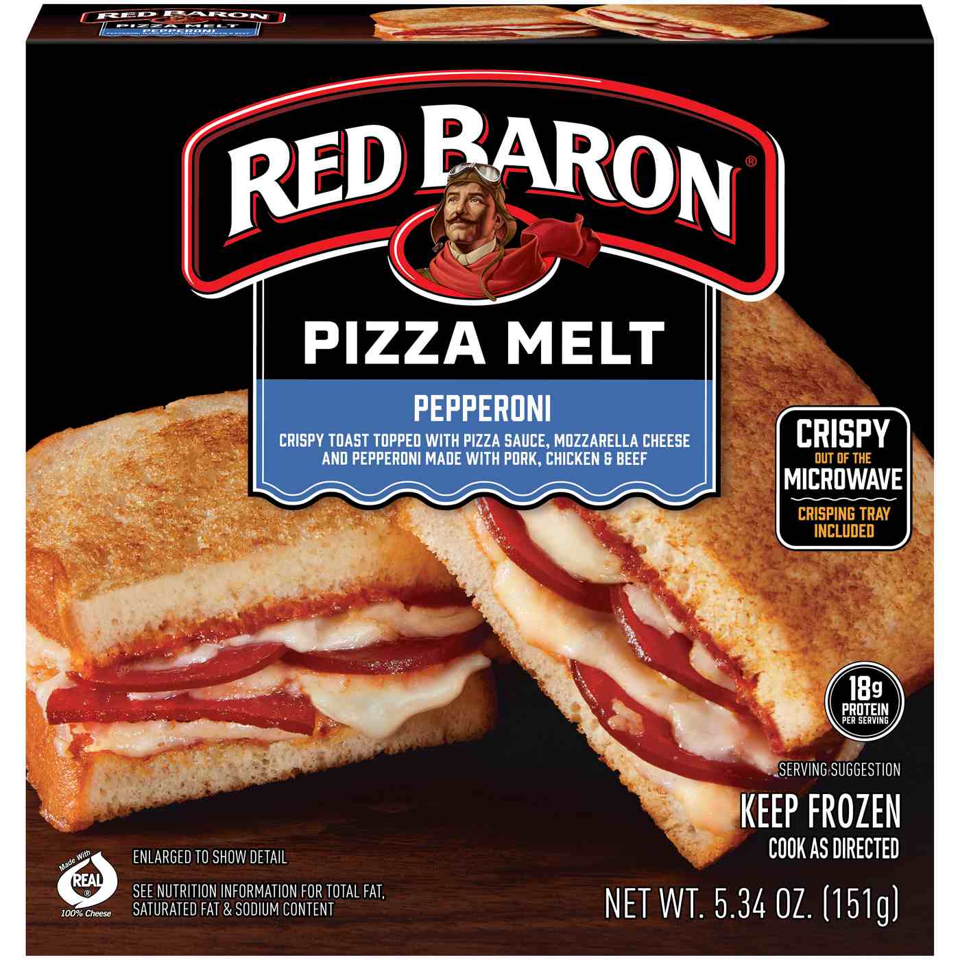 Red Baron Pepperoni Pizza Melt; image 1 of 2