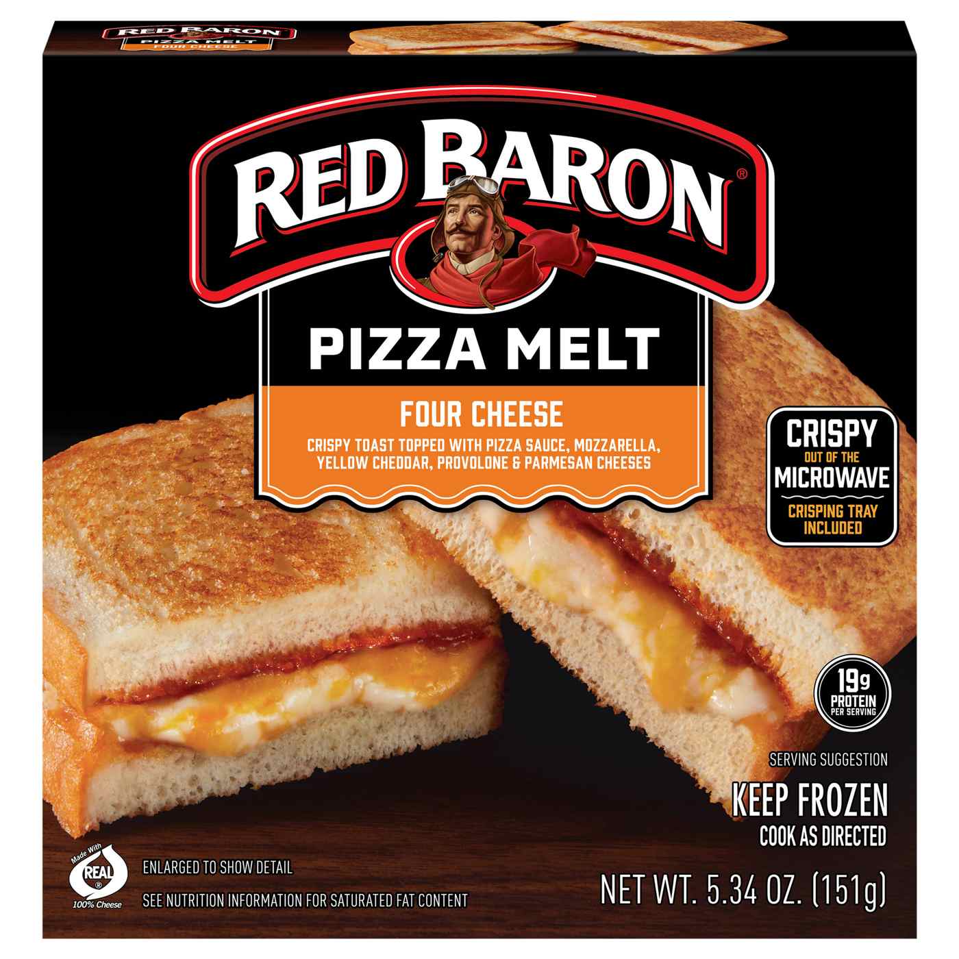 Red Baron Four Cheese Pizza Melt; image 1 of 2