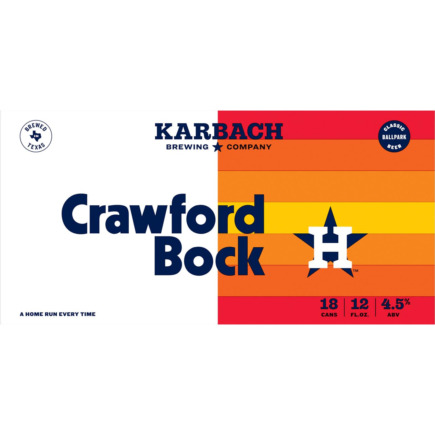 Karbach Crawford Bock Beer 12 oz Cans; image 2 of 2