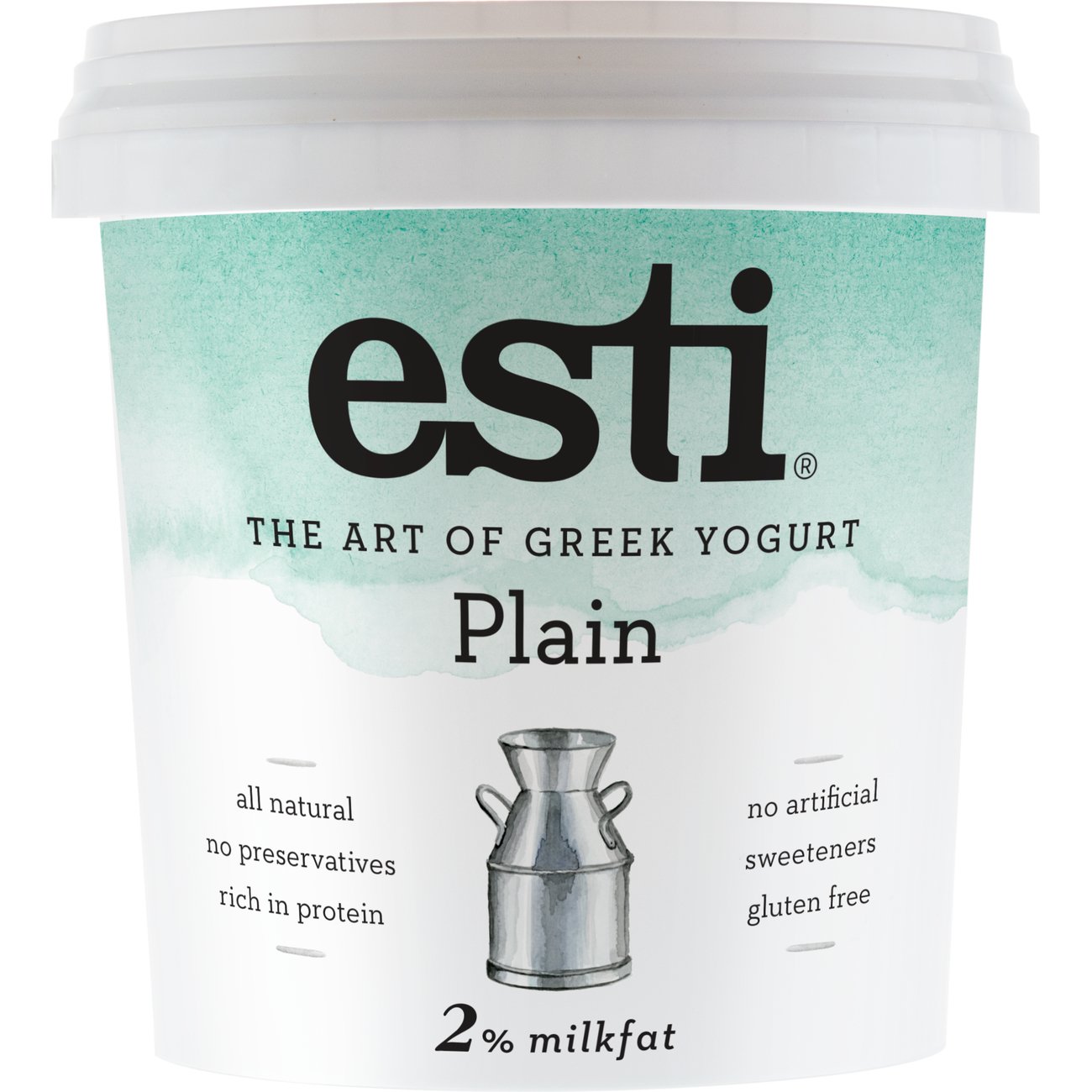 Esti 2% Milkfat Greek Yogurt - Plain, 32 oz