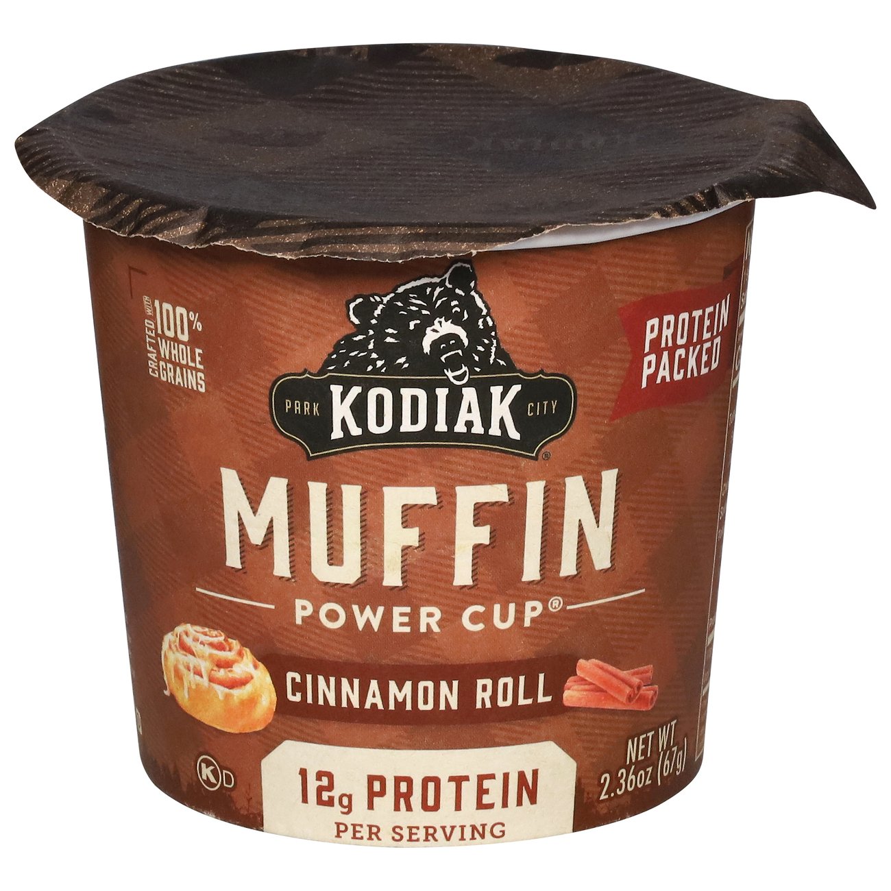 Kodiak 12g Protein Muffin Power Cup - Cinnamon Roll - Shop Baking mixes ...