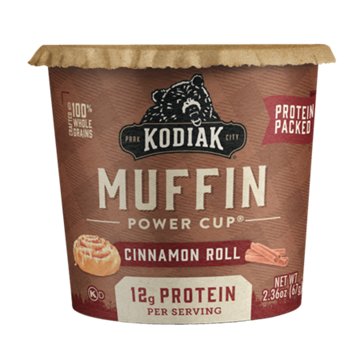 Kodiak 12g Protein Muffin Power Cup - Cinnamon Roll, 2.36 oz