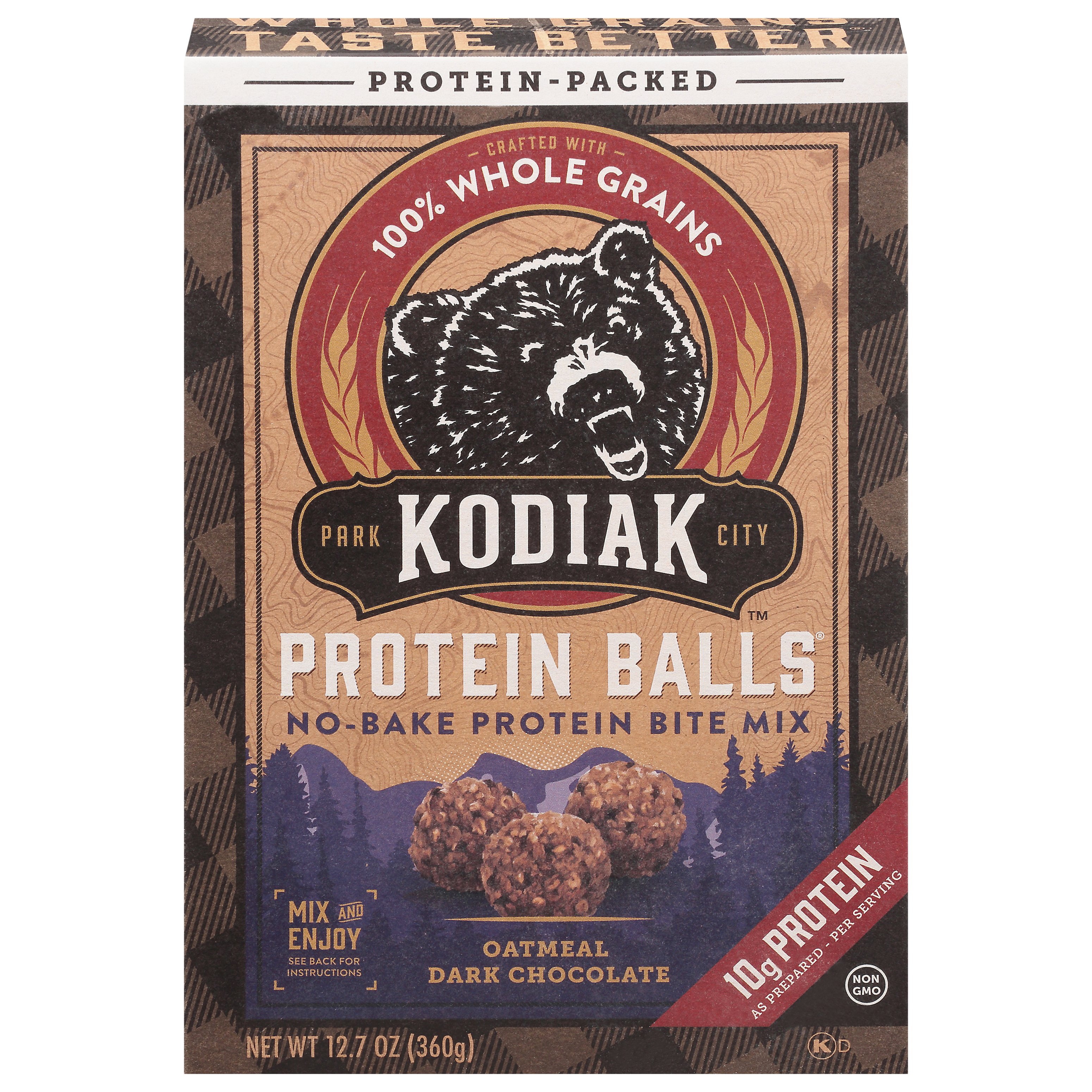 Kodiak Cakes Oatmeal Dark Chocolate Protein Balls Shop Baking mixes