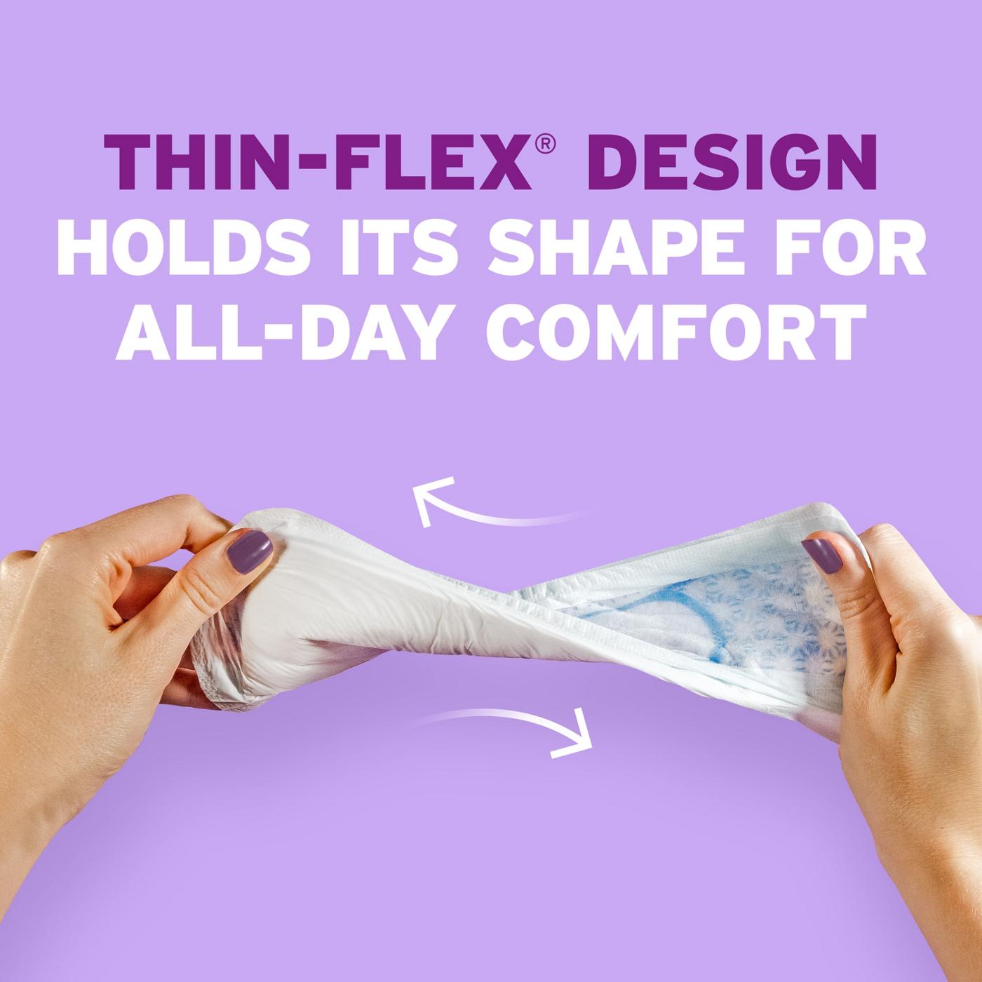 Poise Ultra Thin Incontinence Pads, Moderate Absorbency, Regular Length; image 7 of 7