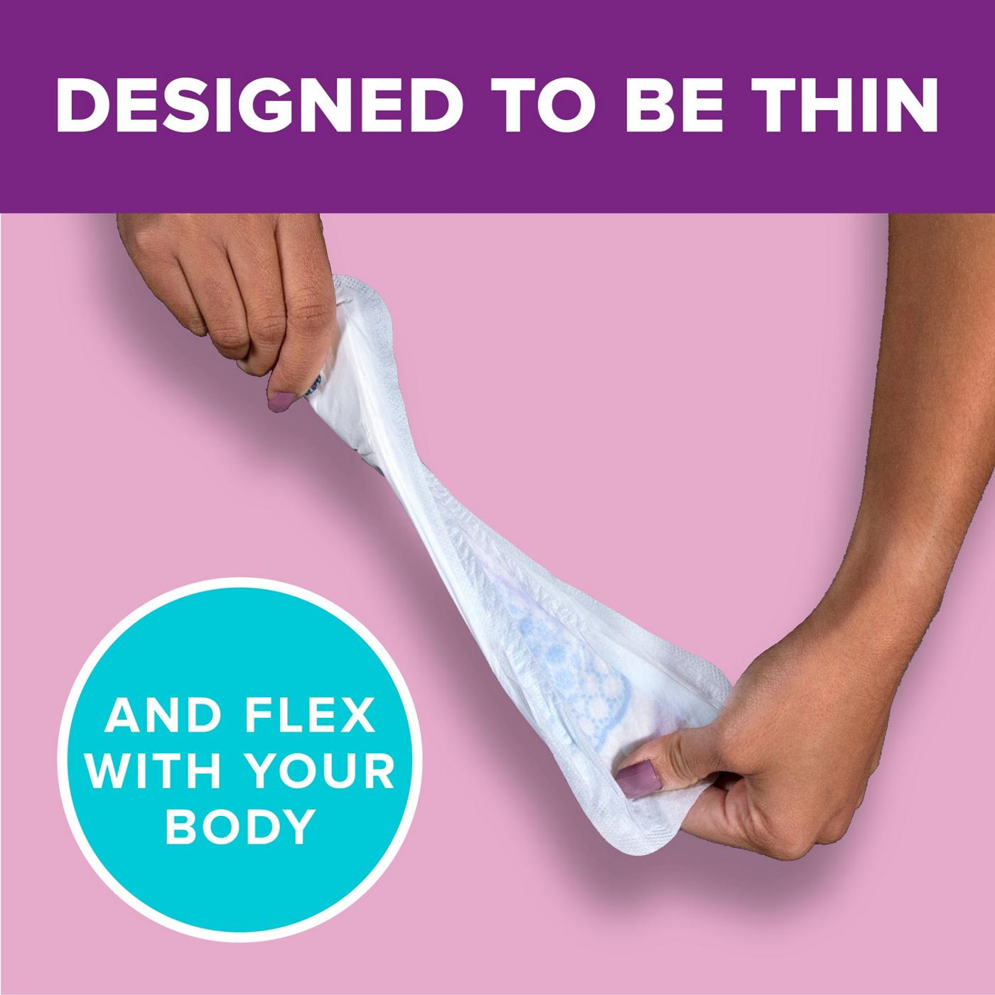 Poise Ultra Thin Long Incontinence Pads - 6 Drop Ultimate; image 2 of 13