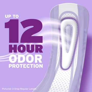 Poise Ultra Thin Incontinence Pads, 6 Drop Ultimate Absorbency, Long Length, 26 ct