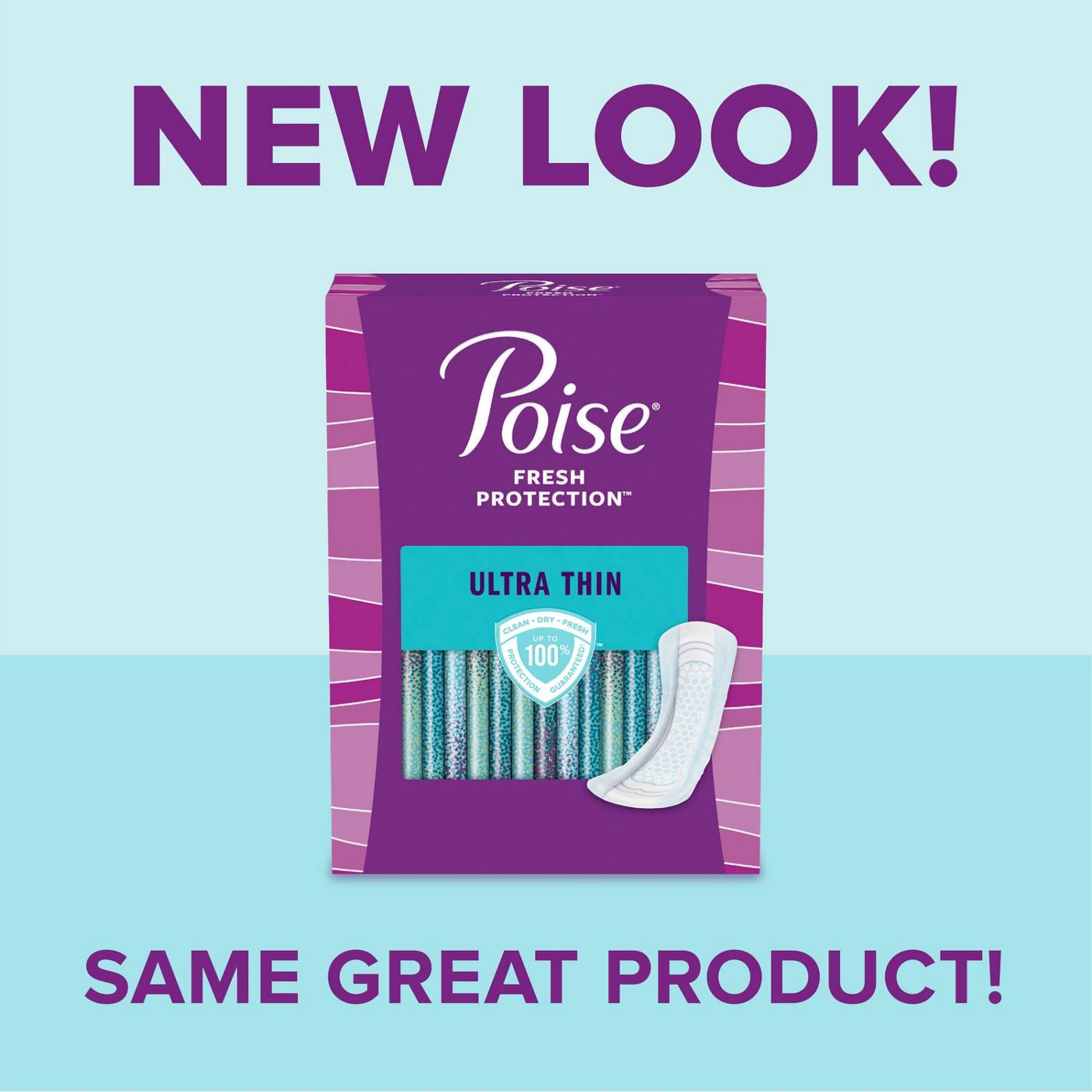 Poise Ultra Thin Long Incontinence Pads 6 Drop Ultimate Shop