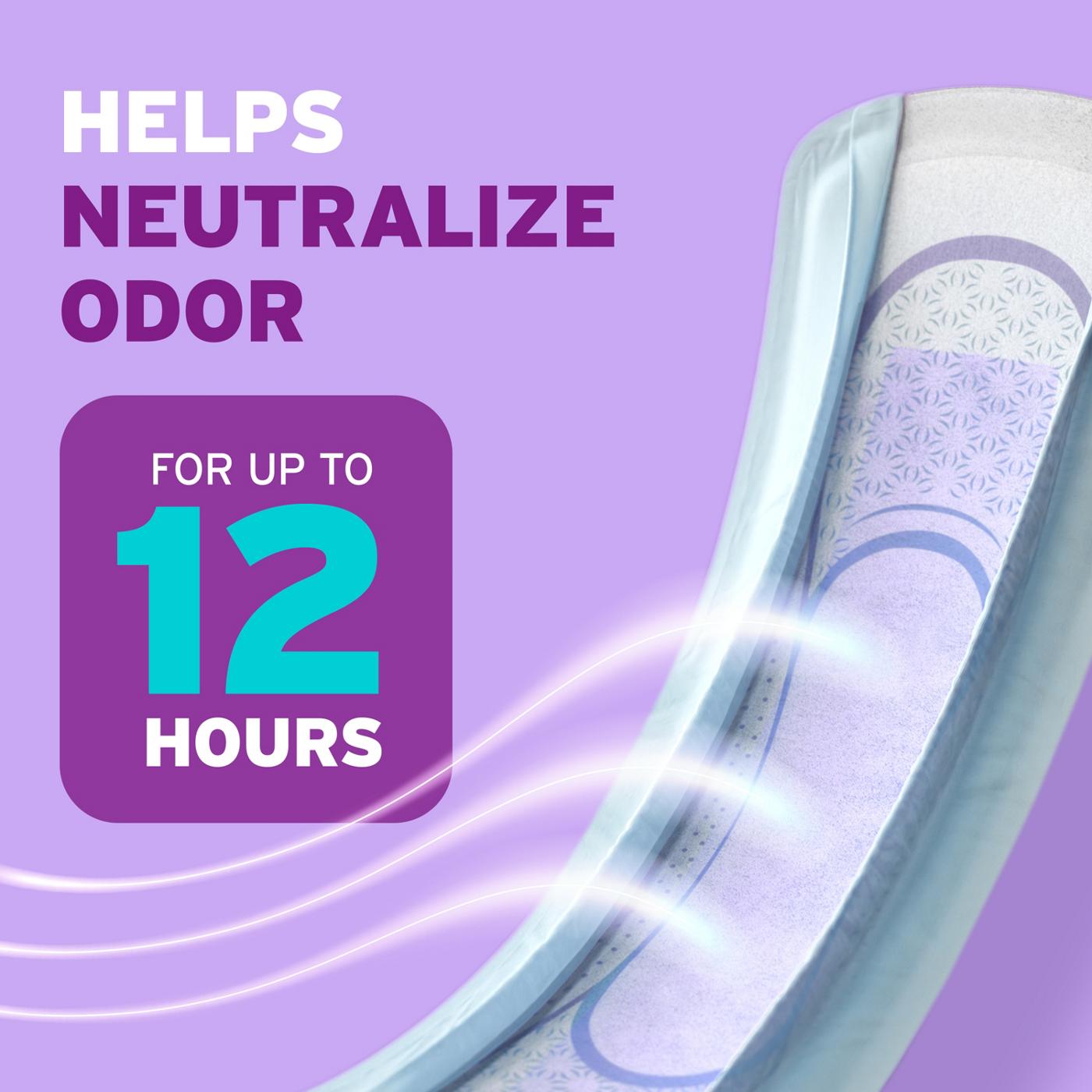 Poise Ultra Thin Incontinence Pads, Maximum Absorbency, Long Length; image 7 of 7