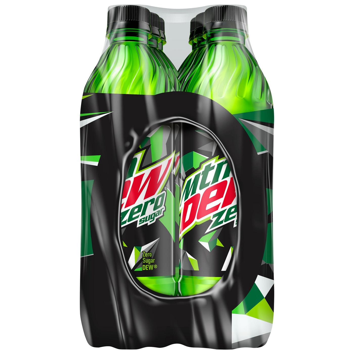 Mountain Dew Zero Sugar Soda 16.9 oz Bottles; image 2 of 4