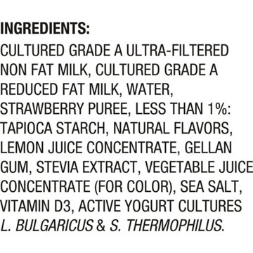 Too Good & Co. Lower Sugar 4 pk Greek Yogurt - Strawberry, 5.3 oz