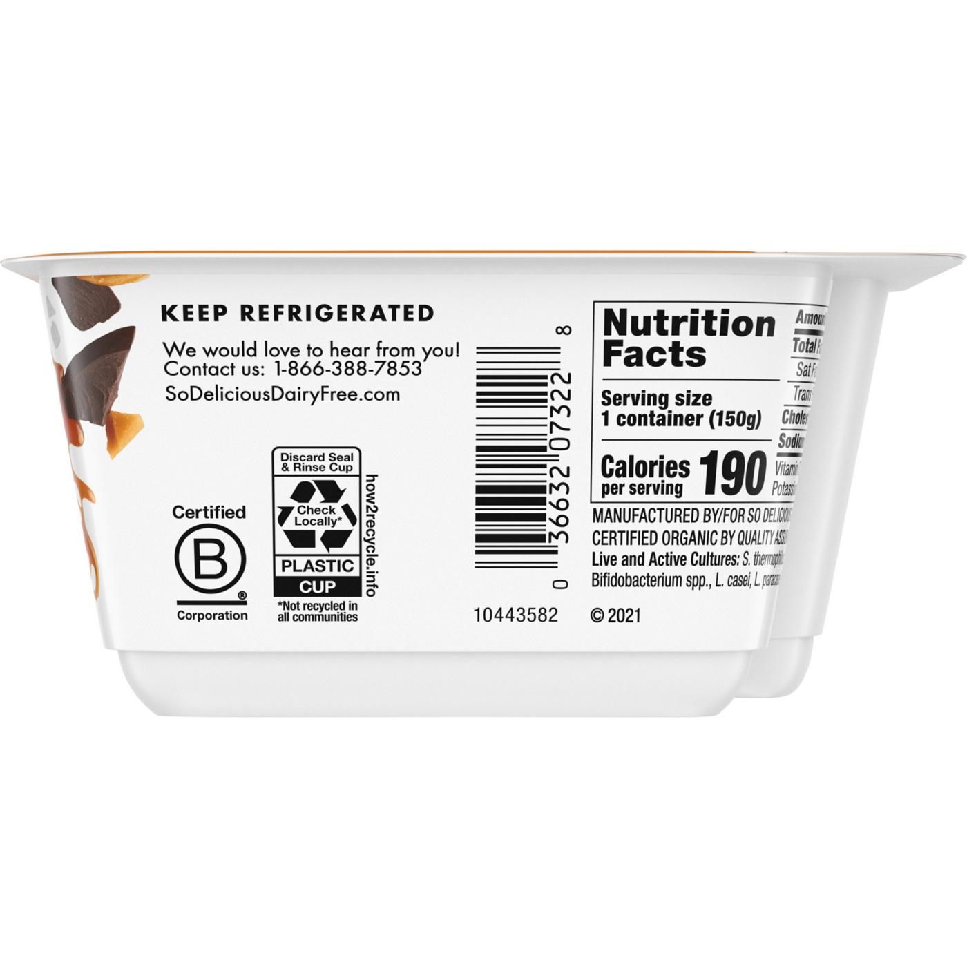 So Delicious Dairy Free Salted Caramel Cluster Coconutmilk Yogurt Alternative; image 5 of 8