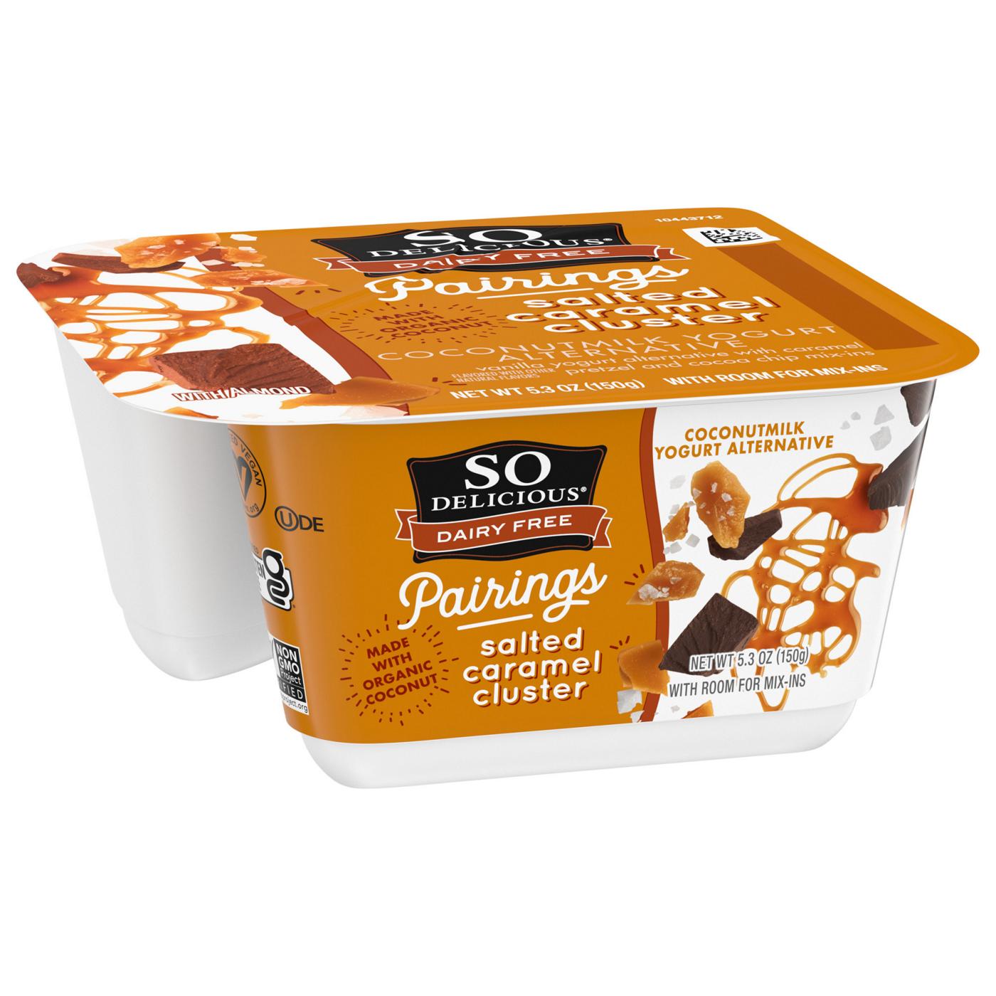 So Delicious Dairy Free Salted Caramel Cluster Coconutmilk Yogurt Alternative; image 8 of 8