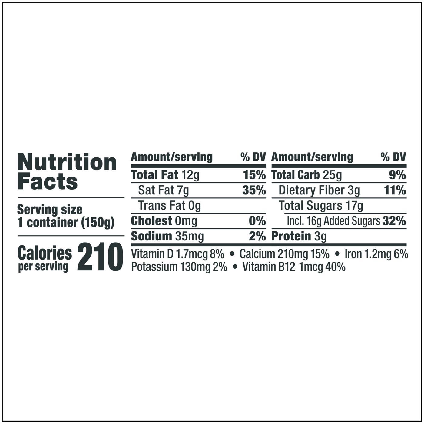 So Delicious Dairy Free Coco Almond Crunch Coconutmilk Yogurt Alternative; image 3 of 8