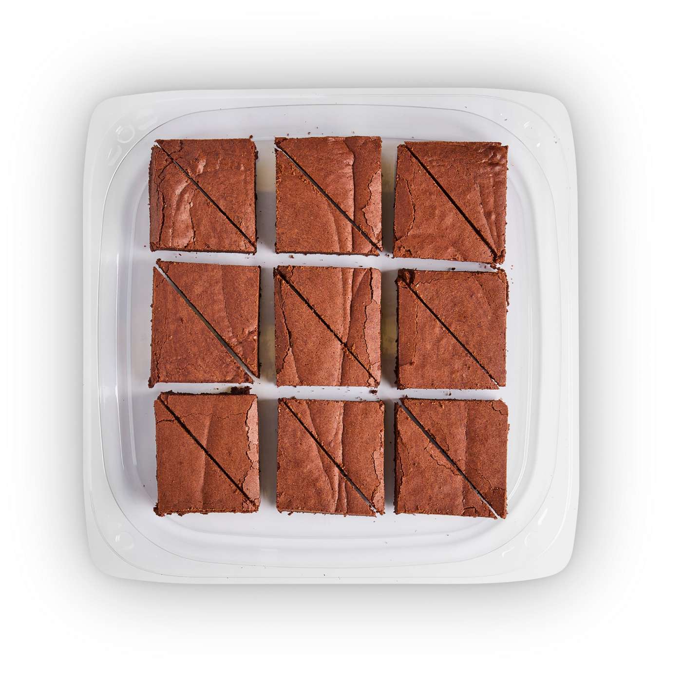 HEB Bakery Small Party Tray Uniced Gourmet Brownies Shop Standard